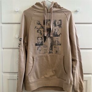 Taylor Swift Eras Tour Beige Hoodie